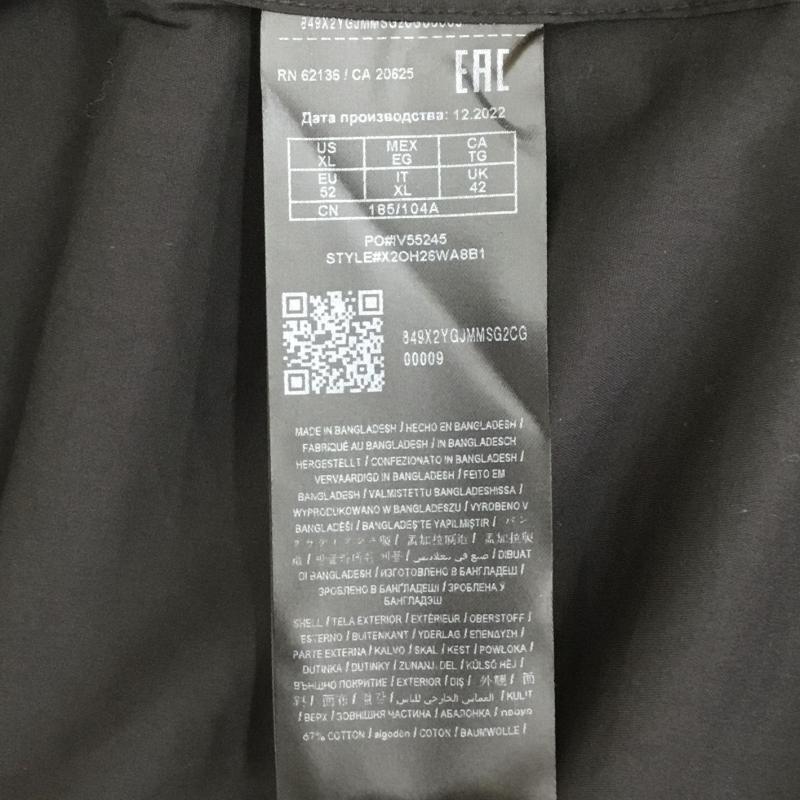 ゲス Guess シャツ、ブラウス 長袖 XL 無地 黒 / ブラック /  メンズ USED 古着 中古 10110369