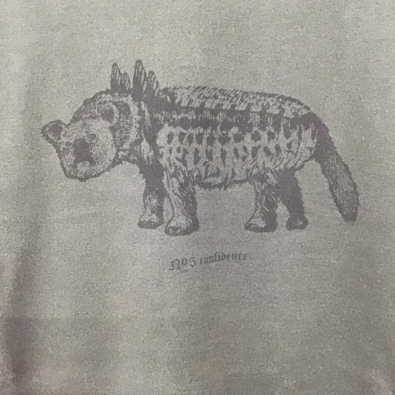ナンバーナイン NUMBER (N)INE Tシャツ 半袖 半袖カットソー プリントTシャツ クルーネックカットソー romp 2 プリント 黒 / ブラック /  メンズ USED 古着 中古 10137124