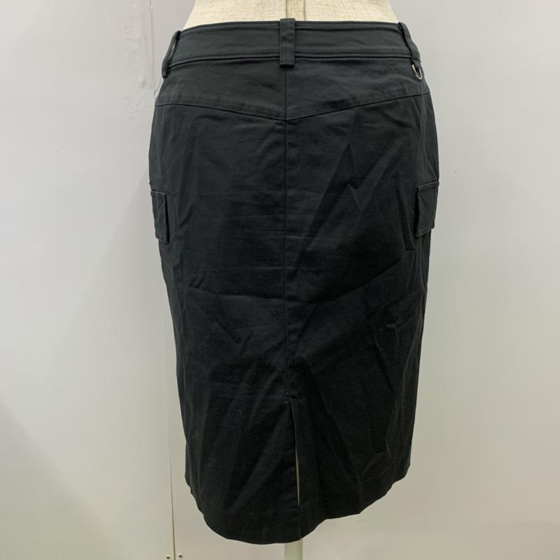プロポーションボディドレッシング PROPORTION BODY DRESSING スカート ひざ丈スカート タイトスカート 無地 3 無地 黒 / ブラック /  レディース USED 古着 中古 10023328