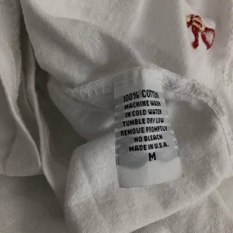 サンシャイン プラス クラウド SUNSHINE+CLOUD Tシャツ 半袖 半袖カットソー プリントTシャツ クルーネックカットソー M ロゴ、文字 白 / ホワイト /  メンズ USED 古着 中古 10149177