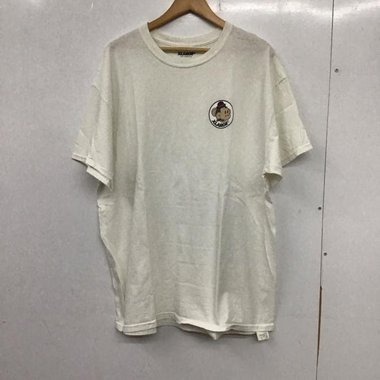 エクストララージ XLARGE Tシャツ 半袖 半袖カットソー プリントTシャツ クルーネックカットソー XL プリント 白 / ホワイト /  メンズ USED 古着 中古 10138761