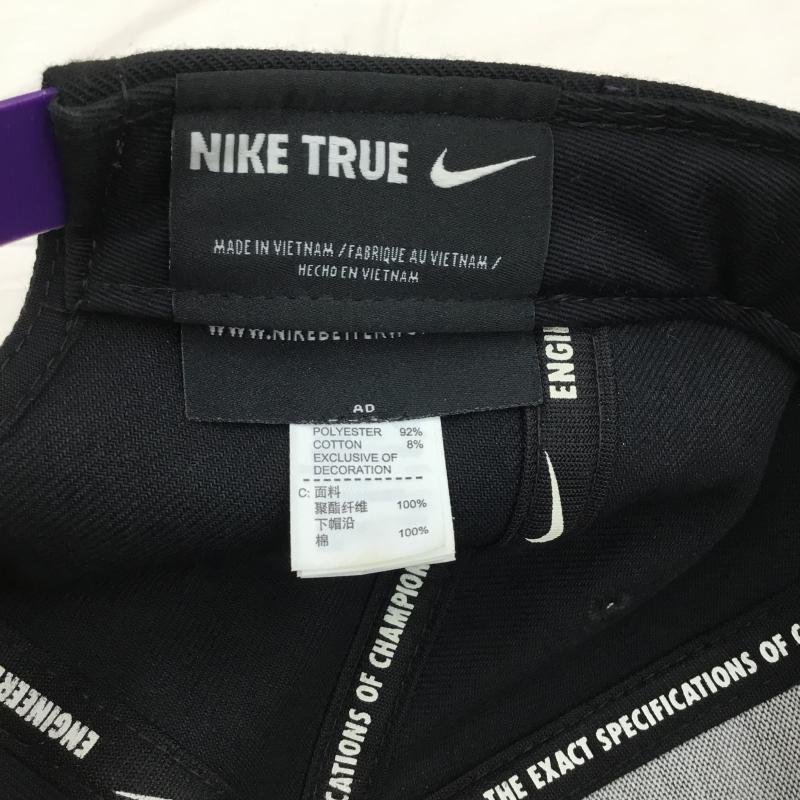 ナイキ NIKE 帽子 キャップ FREE ロゴ、文字 黒 / ブラック / X 紫 / パープル /  メンズ USED 古着 中古 10139792