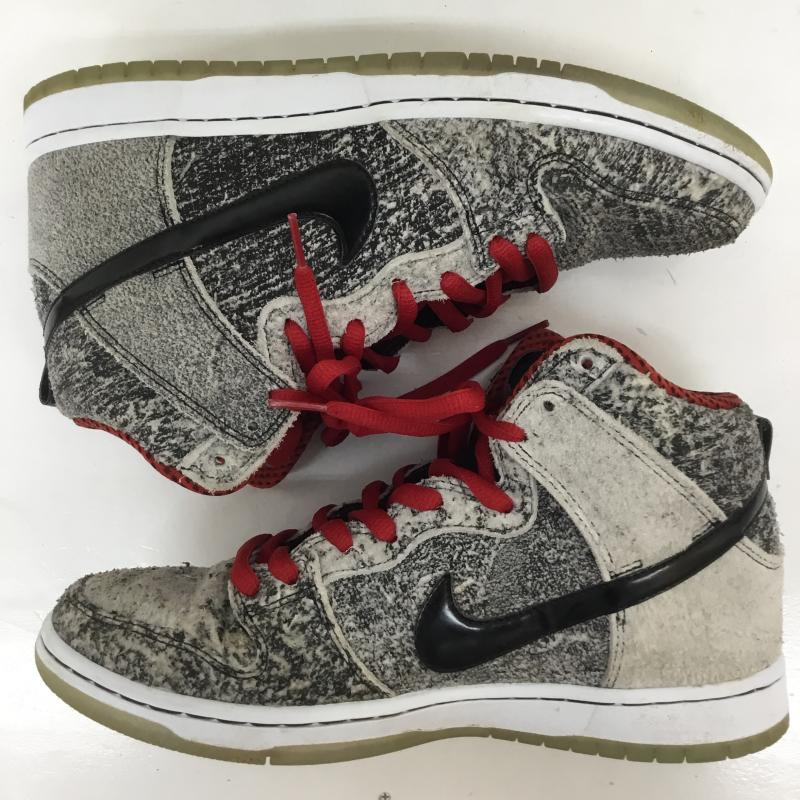ナイキ NIKE スニーカー スニーカー DUNK HIGH PREMIUM 313171024 27.0cm ロゴ、文字 灰 / グレー /  メンズ USED 古着 中古 10110131