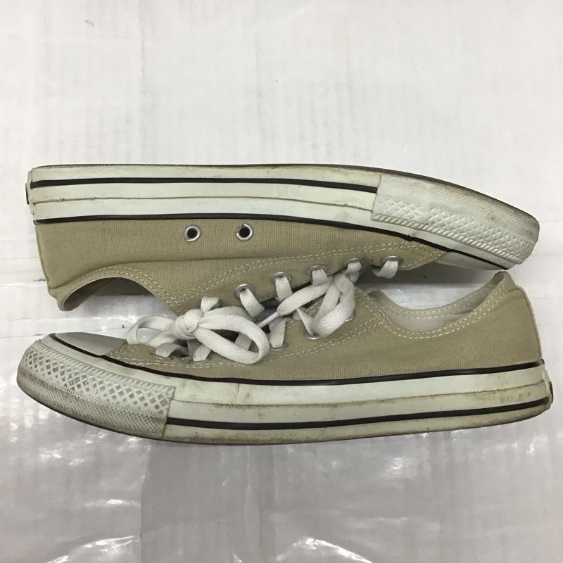 コンバース CONVERSE スニーカー スニーカー 1CL129 CANVAS ALL STAR COLORS OX 25.5cm 25.5cm ロゴ、文字 ベージュ / ベージュ /  メンズ USED 古着 中古 10116233