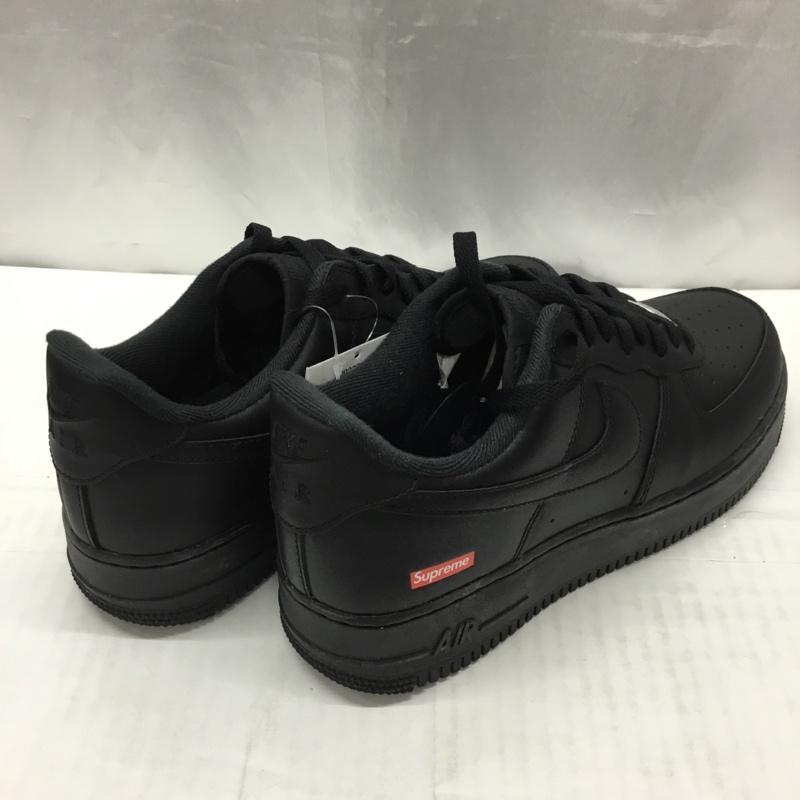 ナイキ NIKE スニーカー スニーカー CU9225 001 AIR FORCE 1 LOW SUPREME 28cm 箱有 28.0cm ロゴ、文字 黒 / ブラック /  メンズ USED 古着 中古 10112848