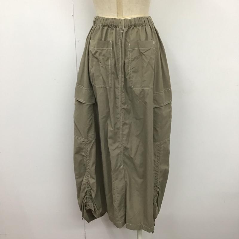 ニコアンド niko and... スカート ロングスカート NKM32515SM M 無地 灰 / グレー /  レディース USED 古着 中古 10109136