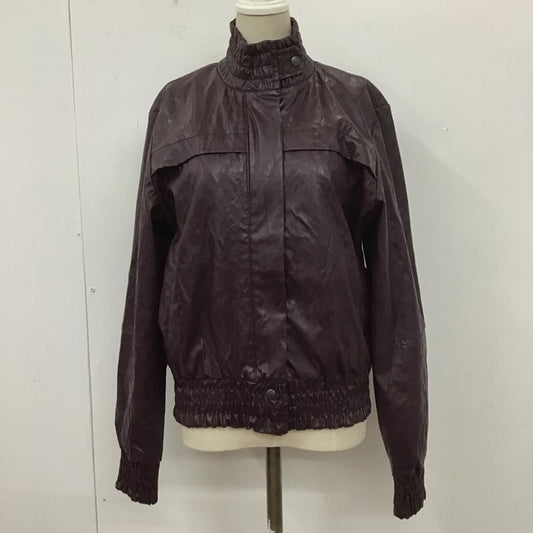 ザラ ZARA ジャケット、上着 ジャンパー、ブルゾン L 無地 紫 / パープル /  レディース USED 古着 中古 10111062