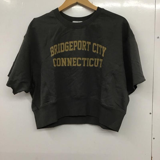 チャオパニックティピー CIAOPANIC TYPY カットソー 半袖 半袖カットソー プリントTシャツ クルーネックカットソー ロゴ、文字 灰 / グレー /  レディース USED 古着 中古 10135438