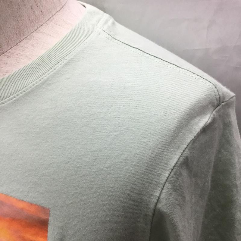 ナイキ NIKE Tシャツ 半袖 DH0053-321 クルーネック プリント S ロゴ、文字 薄緑 / ライトグリーン /  メンズ USED 古着 中古 10115525