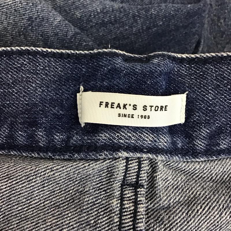フリークスストア FREAK S STORE パンツ デニム、ジーンズ デニムパンツ ストレートパンツ ワイドパンツ カジュアルパンツ M 無地 インディゴ / インディゴ /  レディース USED 古着 中古 10114453