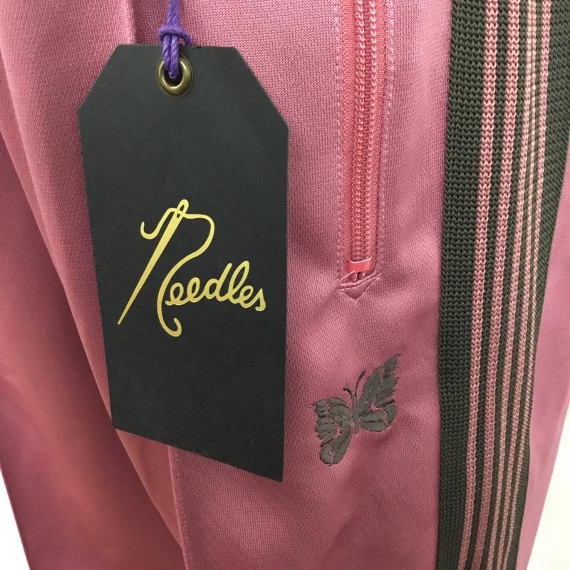 ニードルス Needles パンツ ワークパンツ、ペインターパンツ mr287 トラックパンツ ジャージ M ロゴ、文字 えんじ / ワインレッド /  メンズ USED 古着 中古 10120850