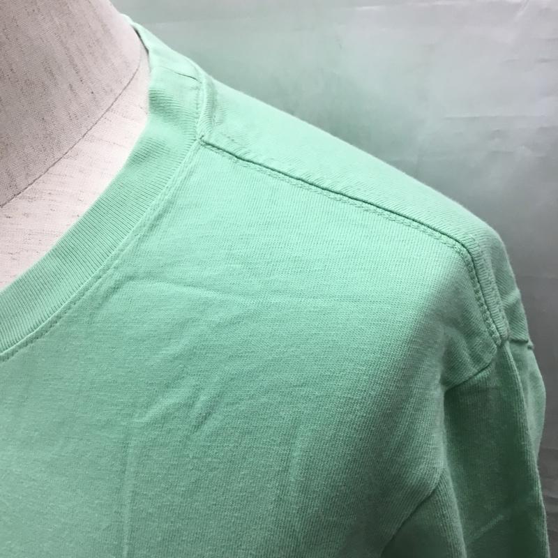 リーバイス Levi s Tシャツ 長袖 16139-0050 ロンT S ロゴ、文字 薄緑 / ライトグリーン /  メンズ USED 古着 中古 10119169