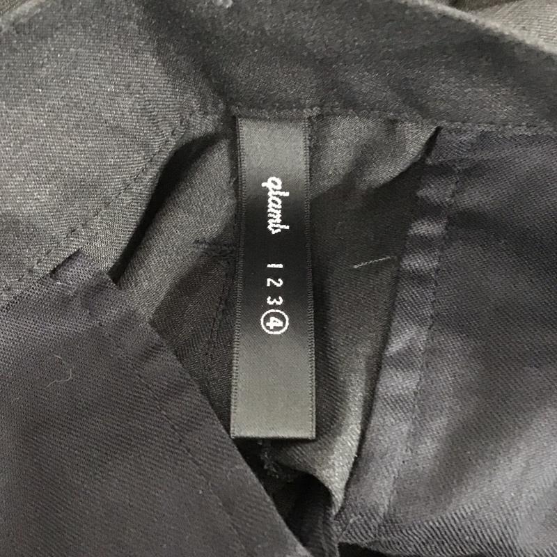 グラム glamb パンツ スラックス スラックス スリムパンツ ストレッチパンツ カーゴパンツ 4 無地 黒 / ブラック /  メンズ USED 古着 中古 10107678