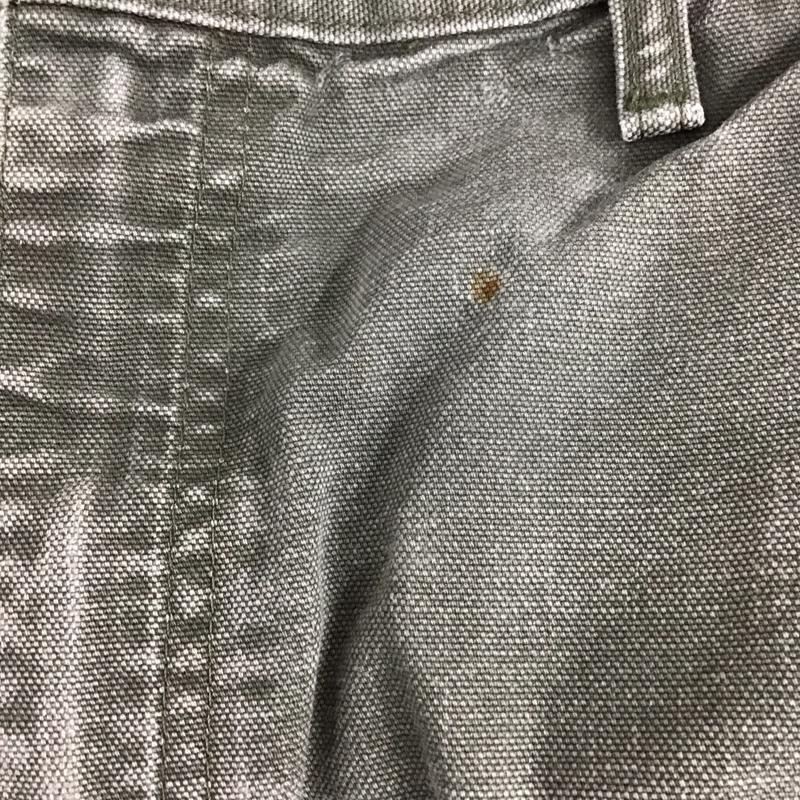 カーハート Carhartt パンツ ワークパンツ、ペインターパンツ B11MOS 35×32 ロゴ、文字 カーキ / カーキ /  メンズ USED 古着 中古 10123670