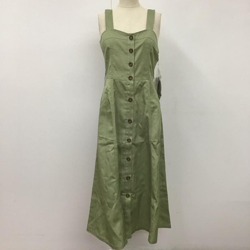 ダズリン dazzlin ワンピース ロングスカート 021950302301 フロントボタンマキシジャンスカ FREE  カーキ / カーキ /  メンズ USED 古着 中古 10105689