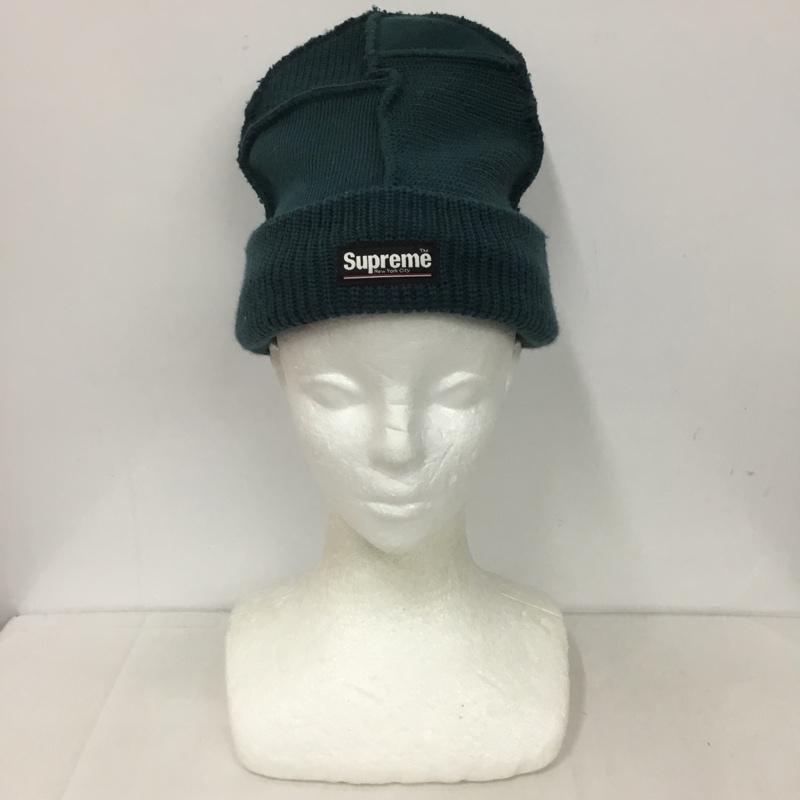 シュプリーム Supreme 帽子 ニット帽 Paneled Seam Beanie 20AW 20FW ロゴ、文字 緑 / グリーン /  メンズ USED 古着 中古 10124280