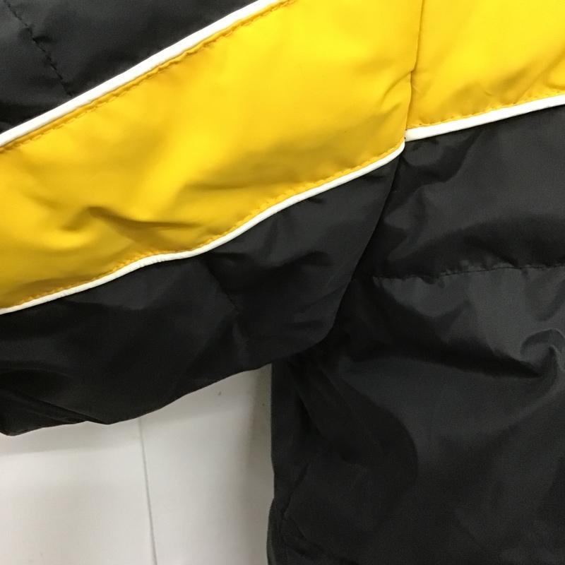 シュプリーム Supreme ジャケット、上着 ジャンパー、ブルゾン 18AWStripePanel ジップアップジャケット ダウンジャケット アウター XL ロゴ、文字 黒 / ブラック / X 白 / ホワイト / X 黄 / イエロー /  メンズ USED 古着 中古 10105566
