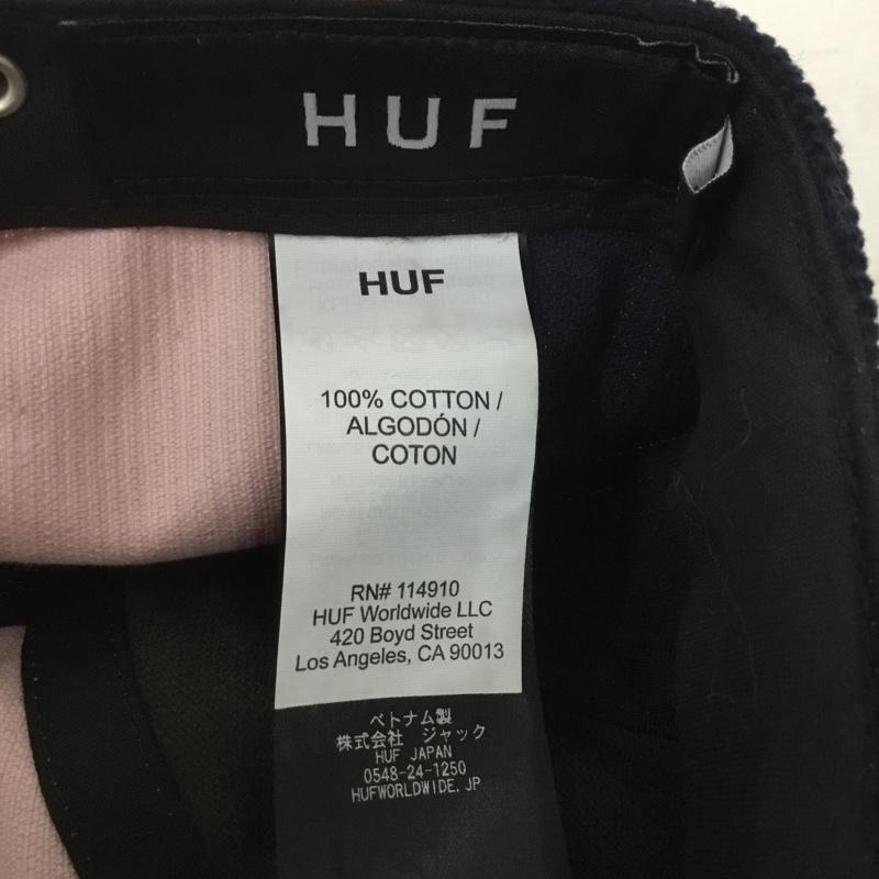 ハフ HUF 帽子 キャップ HT00594 コーデュロイ 6パネル ロゴ、文字 緑 / グリーン / X 紺 / ネイビー / X 桃 / ピンク /  メンズ USED 古着 中古 10132582