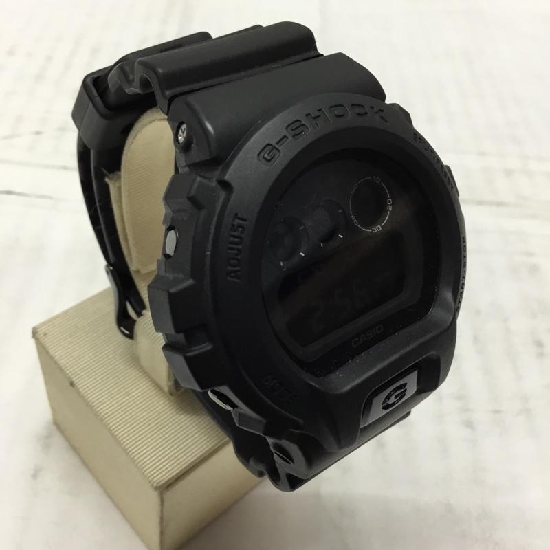 ジーショック G-SHOCK 腕時計 デジタル DW-6900BB オールブラック 箱有 ロゴ、文字 黒 / ブラック /  メンズ USED 古着 中古 10110541