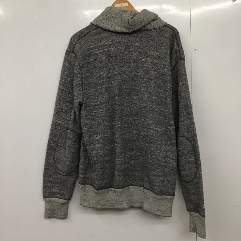 ポロラルフローレン POLO RALPH LAUREN カーディガン 長袖 長袖カーディガン 前ボタン ニットカーディガン L 無地 灰 / グレー /  メンズ USED 古着 中古 10144486