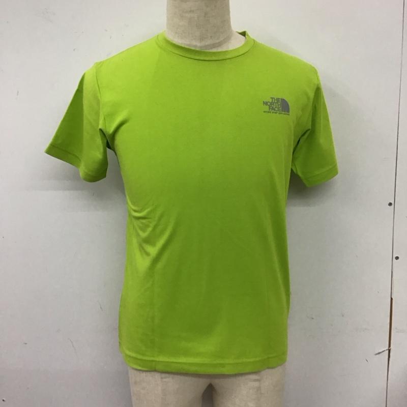 ザノースフェイス THE NORTH FACE Tシャツ 半袖 ON32104 バックプリント S ロゴ、文字 薄緑 / ライトグリーン /  メンズ USED 古着 中古 10114344