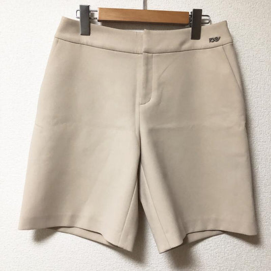 フォクシーニューヨーク FOXEYNEWYORK パンツ ショートパンツ 40 無地 X ワンポイント ベージュ / ベージュ /  レディース USED 古着 中古 10003466