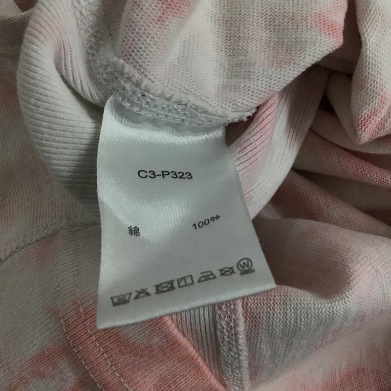 チャンピオン Champion Tシャツ 半袖 c3-p323 半袖カットソー プリントTシャツ S ロゴ、文字 白 / ホワイト / X 桃 / ピンク /  メンズ USED 古着 中古 10138897