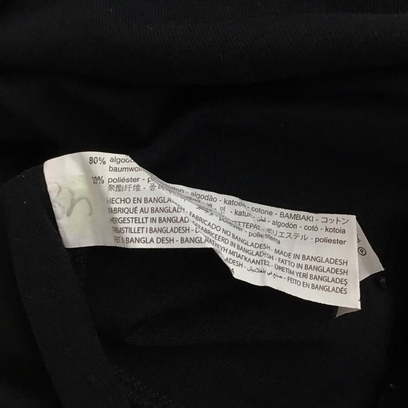 ザラ ZARA ワンピース ひざ丈スカート S 無地 黒 / ブラック /  レディース USED 古着 中古 10124884