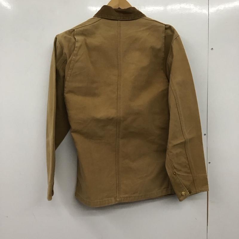 カーハート Carhartt ジャケット、上着 ジャケット、ブレザー デニムジャケット Gジャン アウター カジュアルジャケット ロゴ、文字 ベージュ / ベージュ /  メンズ USED 古着 中古 10137095