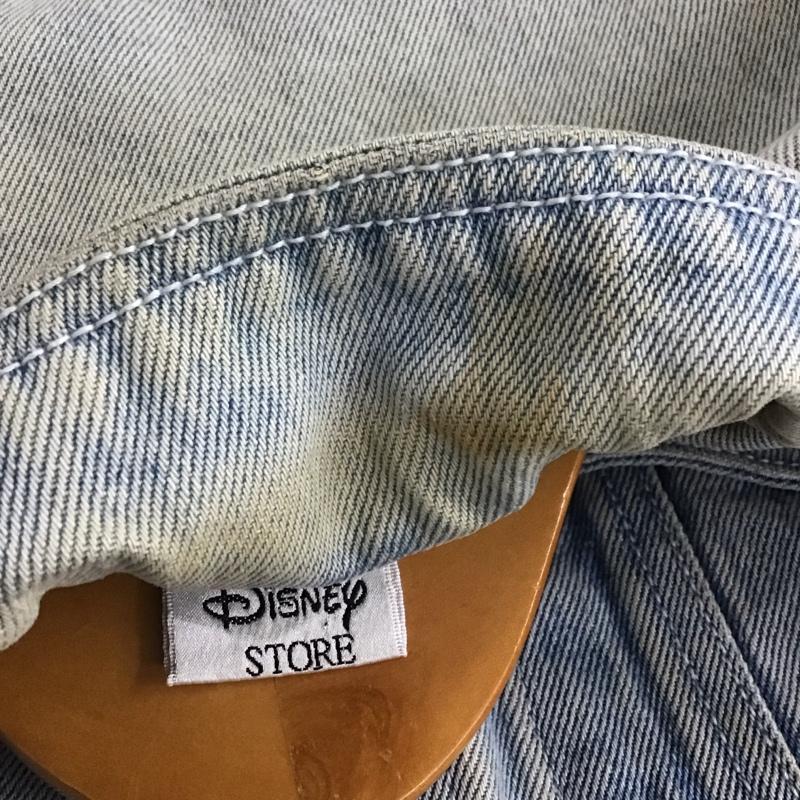 ディズニー Disney ジャケット、上着 ジャケット、ブレザー デニムジャケット Gジャン 無地 水色 / ライトブルー /  メンズ USED 古着 中古 10145954