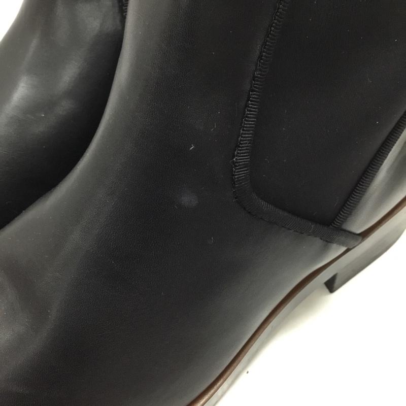 ザラ ZARA ブーツ ショートブーツ 3110 710 040 サイドゴア EU35 無地 黒 / ブラック /  レディース USED 古着 中古 10117600