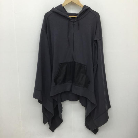 アレキサンダーワン ALEXANDER WANG パーカー 半袖 S 無地 灰 / グレー /  メンズ USED 古着 中古 10134386