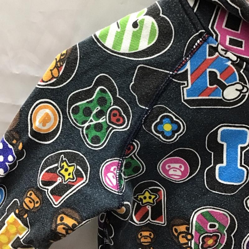 ベイプキッズ BAPEKIDS パーカー 長袖 長袖パーカー フード付き長袖カットソー スウェット カジュアルカットソー 120cm プリント マルチカラー / マルチカラー /  ボーイズ USED 古着 中古 10111667