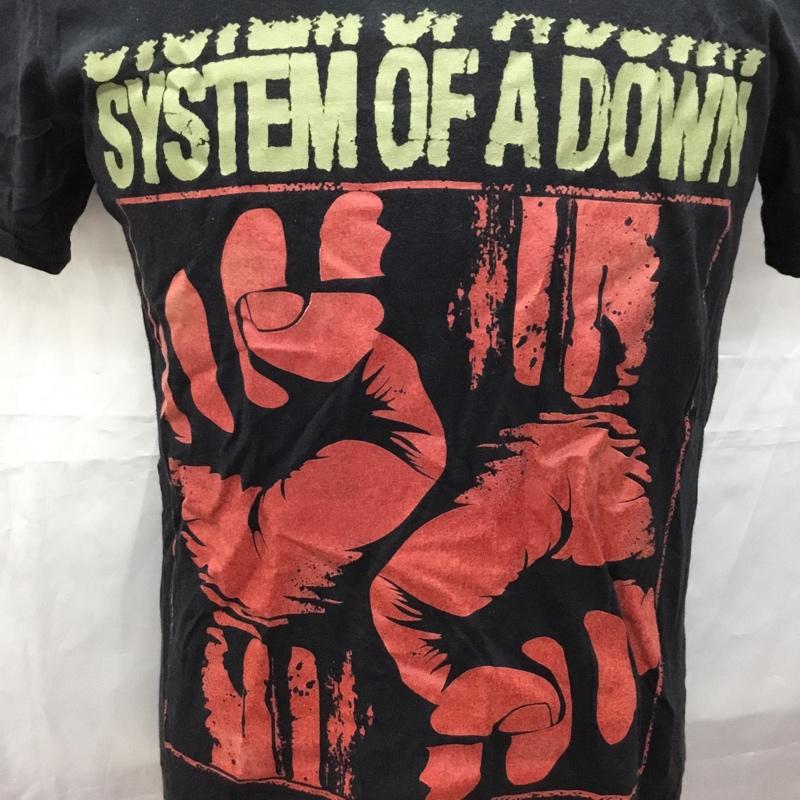 古着 USED Tシャツ 半袖 SYSTEM OF A DOWN バンドT XXL プリント 黒 / ブラック /  メンズ USED 古着 中古 10111345