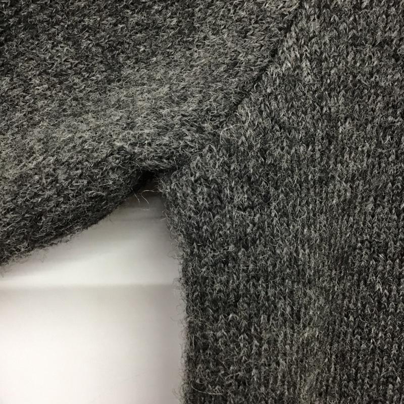 クオドロ quadro コート コート一般 長袖ニットコートジャケット アウター タートルネック 2 無地 灰 / グレー /  メンズ USED 古着 中古 10142360