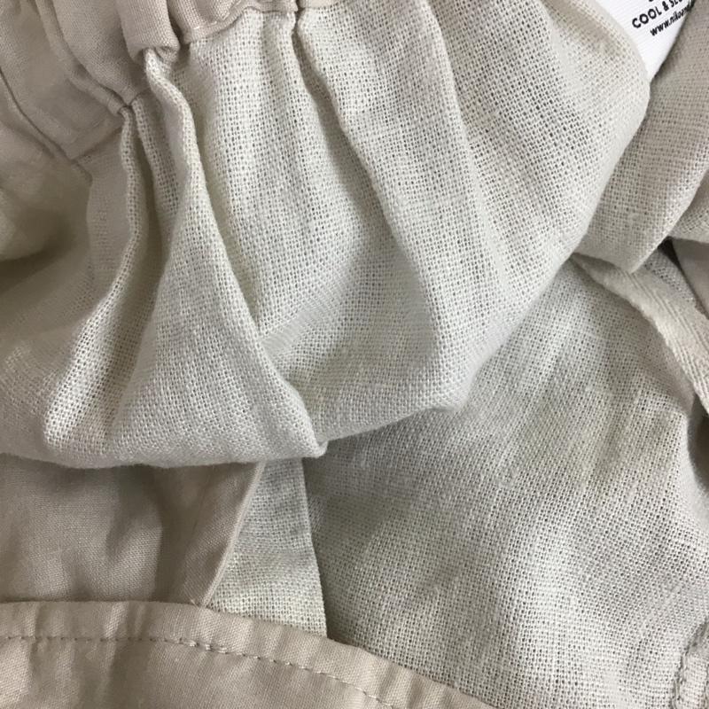 ニコアンド niko and... ボトムス ボトムス S212IL16AD ガウチョパンツ ワイドパンツ 3 無地 アイボリー / アイボリー /  レディース USED 古着 中古 10108567