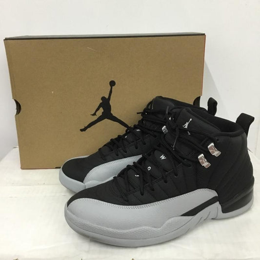 ナイキ NIKE スニーカー スニーカー CT8013-010 AIR JORDAN 12 RETRO 27.5cm 箱有 27.5cm ロゴ、文字 黒 / ブラック / X 灰 / グレー /  メンズ USED 古着 中古 10123989