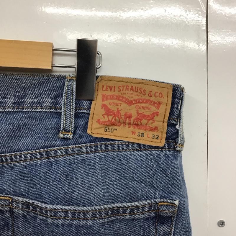 リーバイス・ビンテージ・クロージング LEVI S VINTAGE CLOTHING パンツ デニム、ジーンズ 005504891 RELAXED FIT JEANS 550 W38 L32 38インチ 無地 青 / ブルー /  メンズ USED 古着 中古 10144072