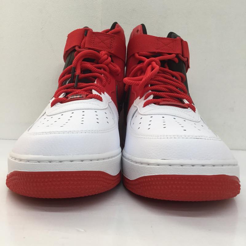 ナイキ NIKE スニーカー スニーカー AIR FORCE 1 HIGH 07 LV8 ATLANTA エアフォース 1 ハイ LV8 アトランタ BV7459-100 30.0cm ロゴ、文字 黒 / ブラック / X 白 / ホワイト / X 赤 / レッド /  メンズ USED 古着 中古 10107073