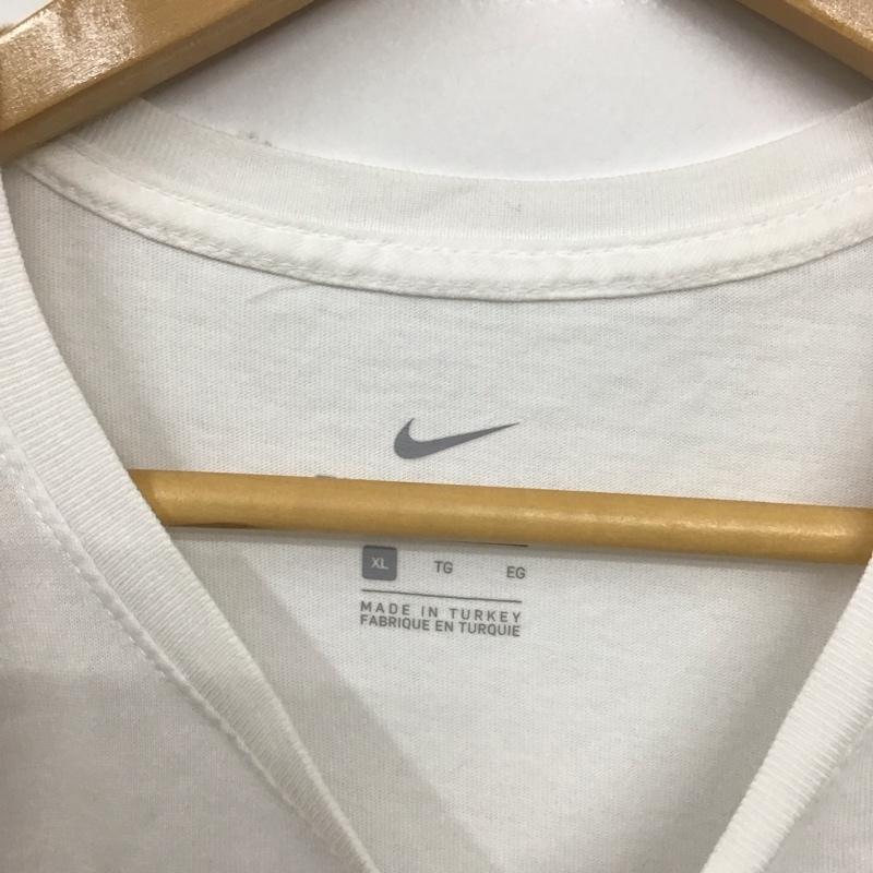 ナイキ NIKE Tシャツ 半袖 cu0079-100 パック2Tシャツ 半袖Tシャツ プリントTシャツ XL ロゴ、文字 白 / ホワイト /  メンズ USED 古着 中古 10128726