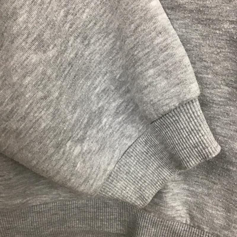 ザラ ZARA トレーナー 長袖 長袖トレーナー スウェット クルーネック プルオーバー L ロゴ、文字 灰 / グレー /  レディース USED 古着 中古 10132658