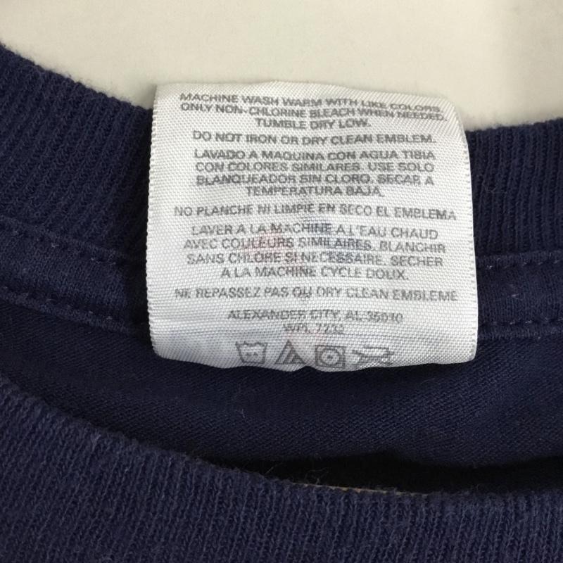 ジャージーズ JERZEES Tシャツ 半袖 XXL プリント 紺 / ネイビー /  メンズ USED 古着 中古 10109710