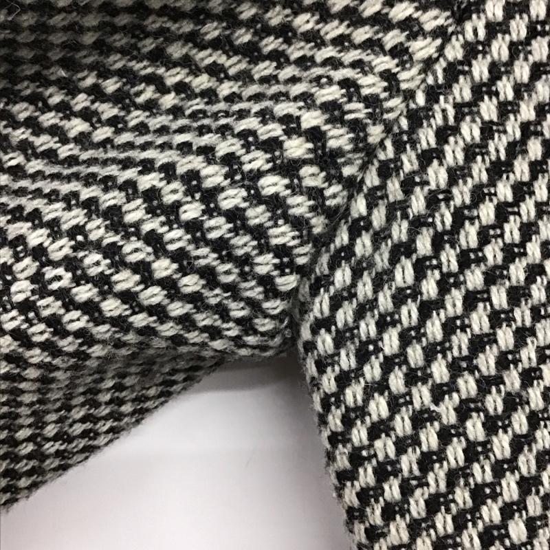 ナチュラルビューティーベーシック NATURAL BEAUTY BASIC コート コート一般 長袖ロングコート アウター カジュアルジャケット L 総柄 白 / ホワイト / X 黒 / ブラック /  レディース USED 古着 中古 10142664