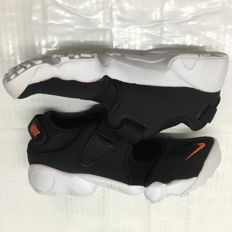 ナイキ NIKE スニーカー スニーカー DN1338-001 WMNS AIR RIFT BR 25cm 箱有 25.0cm ロゴ、文字 黒 / ブラック / X 白 / ホワイト / X 橙 / オレンジ /  レディース USED 古着 中古 10110566