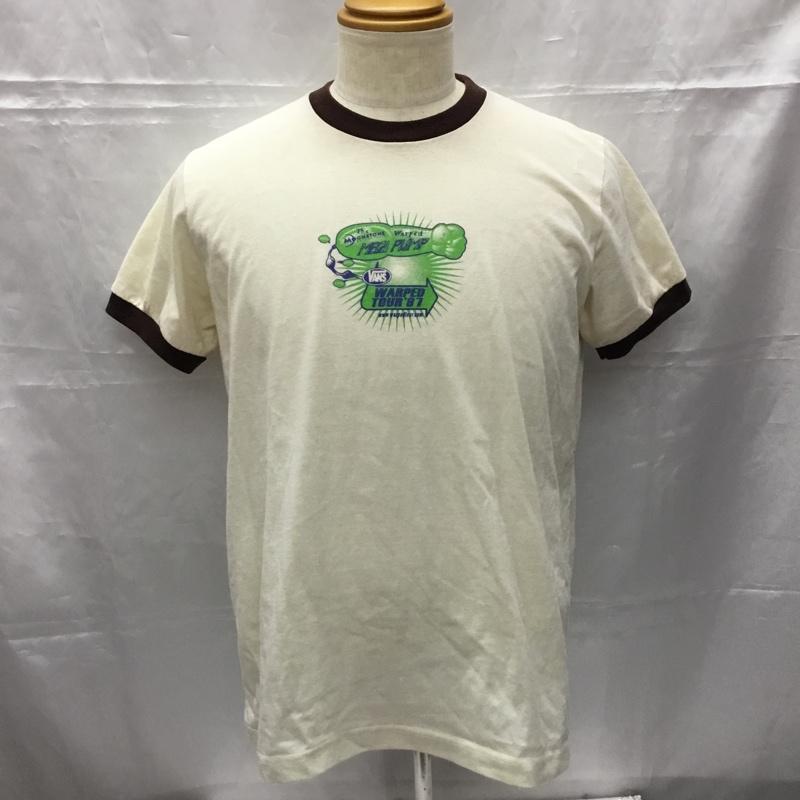 バンズ VANS Tシャツ 半袖 80S SPORTSWEAR WARPEDTOUR97 半袖カットソー 古着 ヴィンテージ M ロゴ、文字 ベージュ / ベージュ /  メンズ USED 古着 中古 10106575