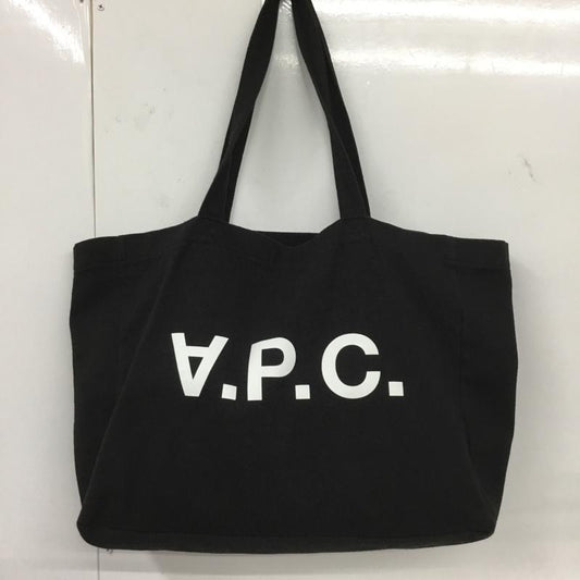 アーペーセー A.P.C. トートバッグ トートバッグ ロゴ、文字 黒 / ブラック /  メンズ USED 古着 中古 10138119