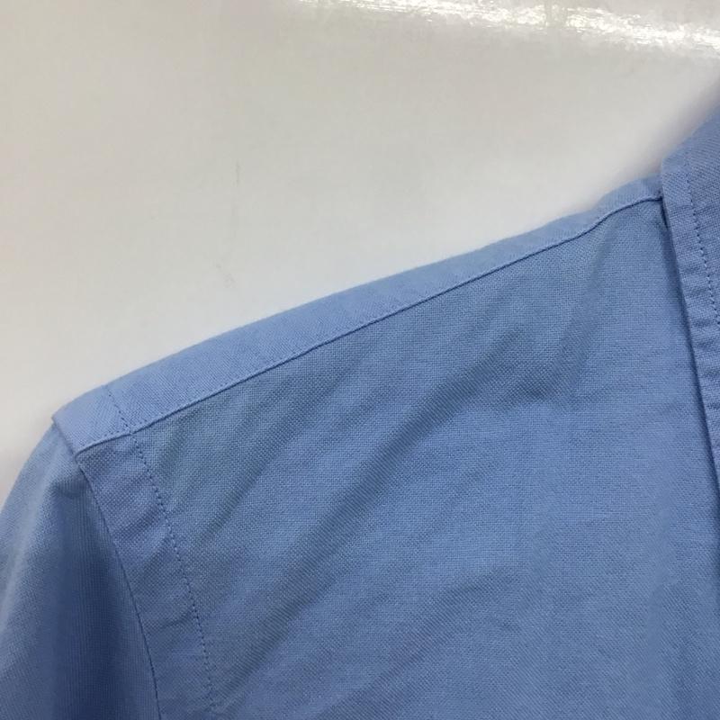 ラルフローレン RALPHLAUREN シャツ、ブラウス 長袖 長袖シャツ 無地シャツ カラーシャツ ボタンダウンシャツ XS ロゴ、文字 青 / ブルー /  メンズ USED 古着 中古 10139892