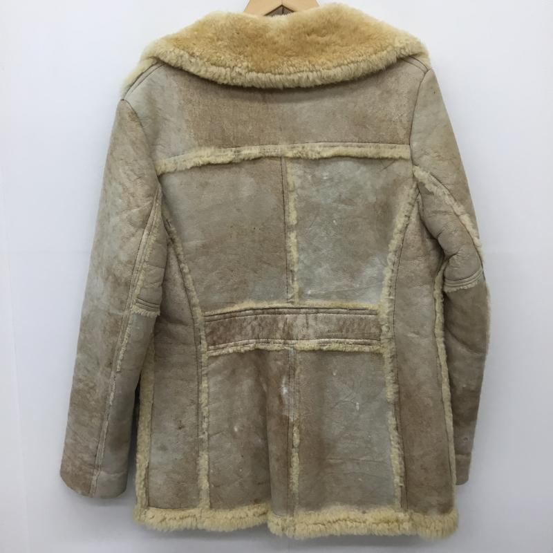 ショット Shott コート 毛皮、ファー ムートンランチコート　70 s 無地 ベージュ / ベージュ /  メンズ USED 古着 中古 10141438