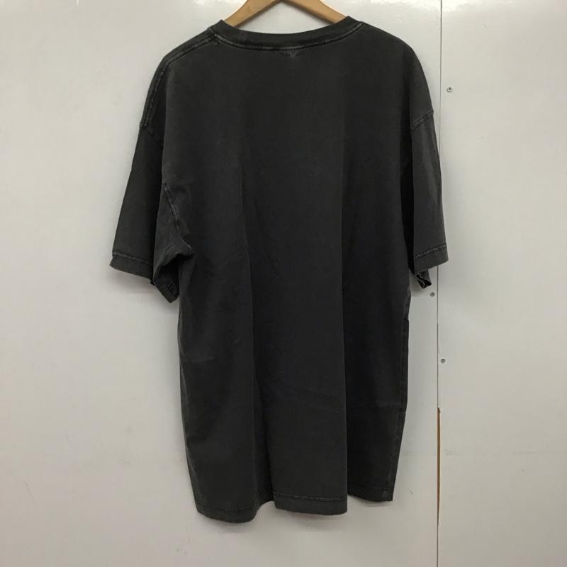 カーハート Carhartt シャツ、ブラウス 半袖 XL ロゴ、文字 チャコールグレー / チャコールグレー /  メンズ USED 古着 中古 10143244
