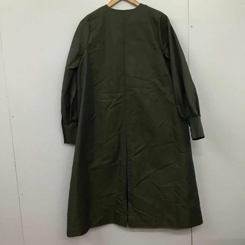 ラディエイト Radiate コート コート一般 Z82632 ノーカラー ライナー付き M 無地 カーキ / カーキ /  レディース USED 古着 中古 10145956
